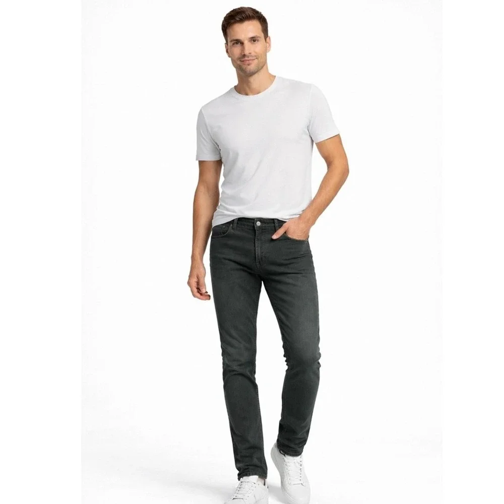 EXPRESS Jeans Mens Size 32x32‎ Skinny Fit Charcoal Gray Casual Classic Denim